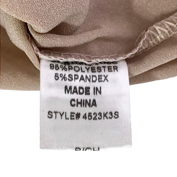 DejaVu Sequin Mini Skirt Beige Black & Ivory size Small - Picture 9 of 13